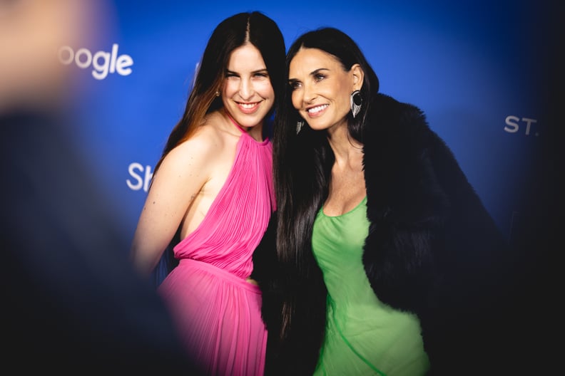 Scout Willis and Demi Moore at the Fashion Trust US Awards