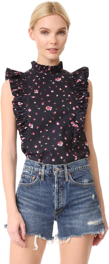 Rebecca Taylor Mia Pleat Top ($275)