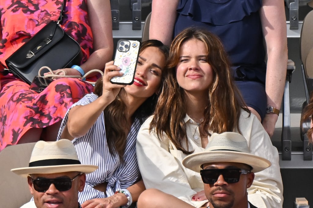 Jessica Alba and Daughter Honor at 2023 French Open