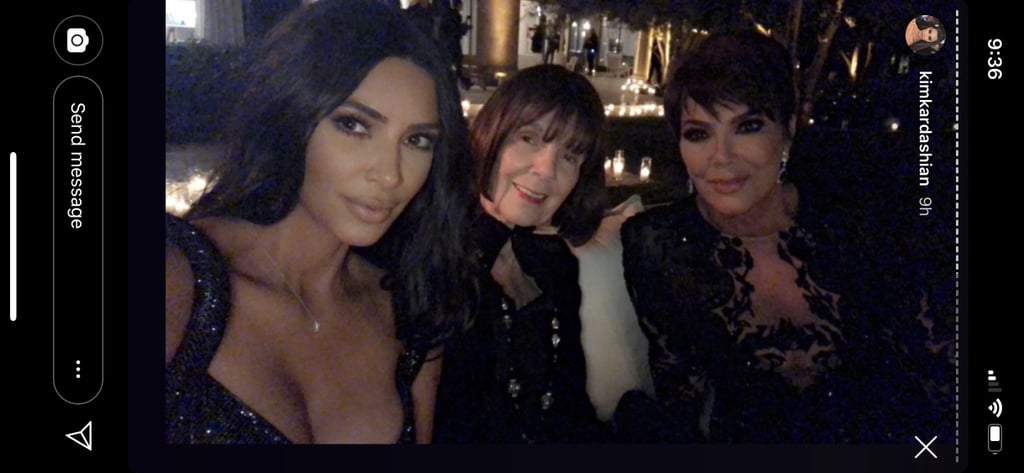 Kim, M.J., and Kris Jenner All Wore Black