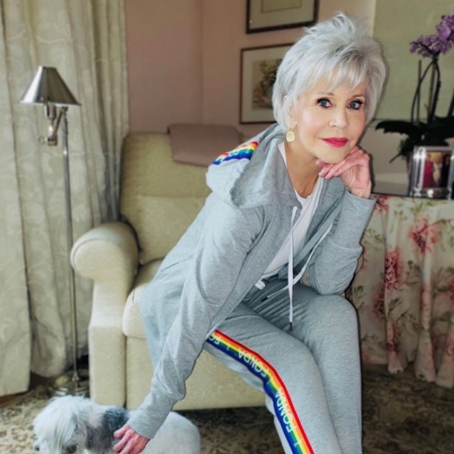 rainbow jogging suits
