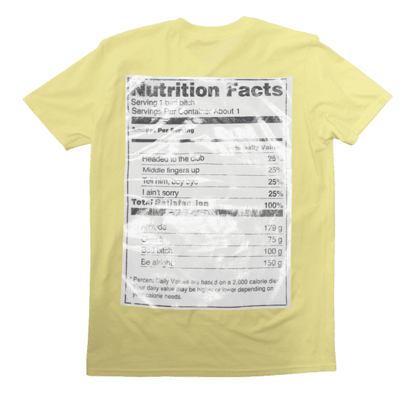 Nutrition Facts Tee