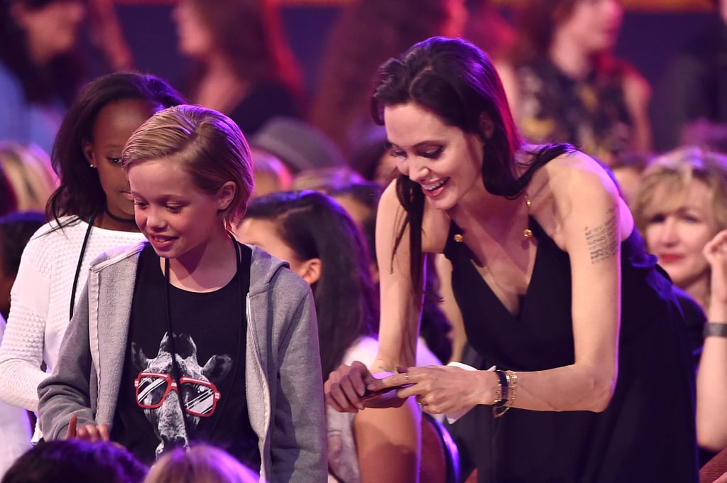 Angelina Jolie With Shiloh and Zahara at Kids' Choice Awards
