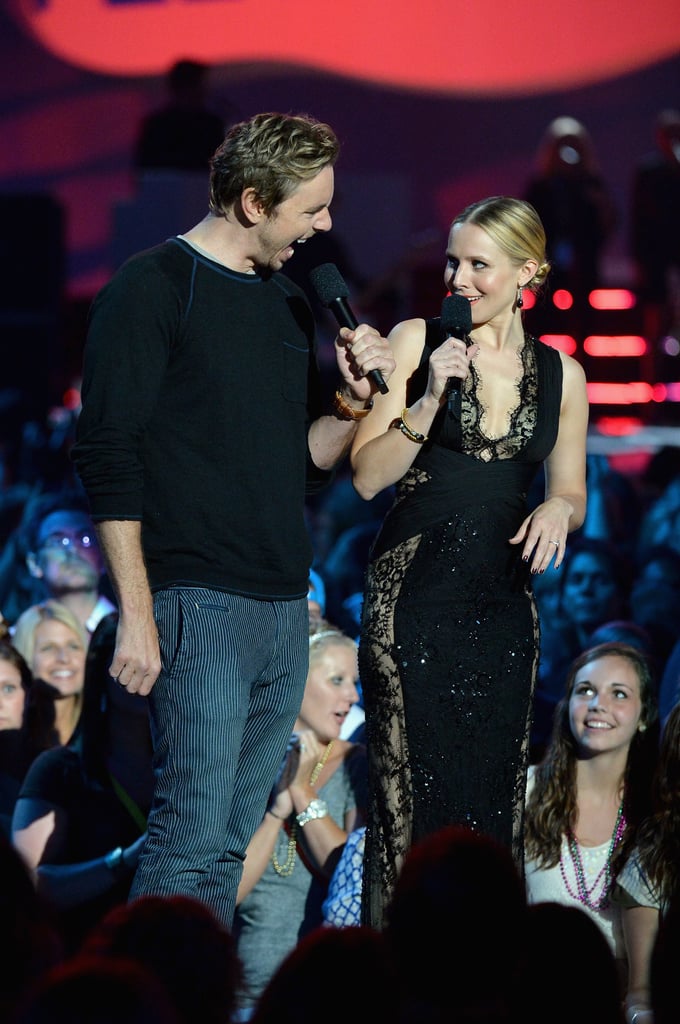Kristen Bell goofed off with her husband, Dax Shepard, on stage at the CMT Awards in Nashville on Wednesday.