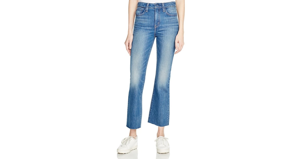Levi's Crop Kick Flare Jeans in Indigo Junkie ($98) | The Ultimate Guide to  Fall's Hottest Denim Trends | POPSUGAR Fashion Photo 51