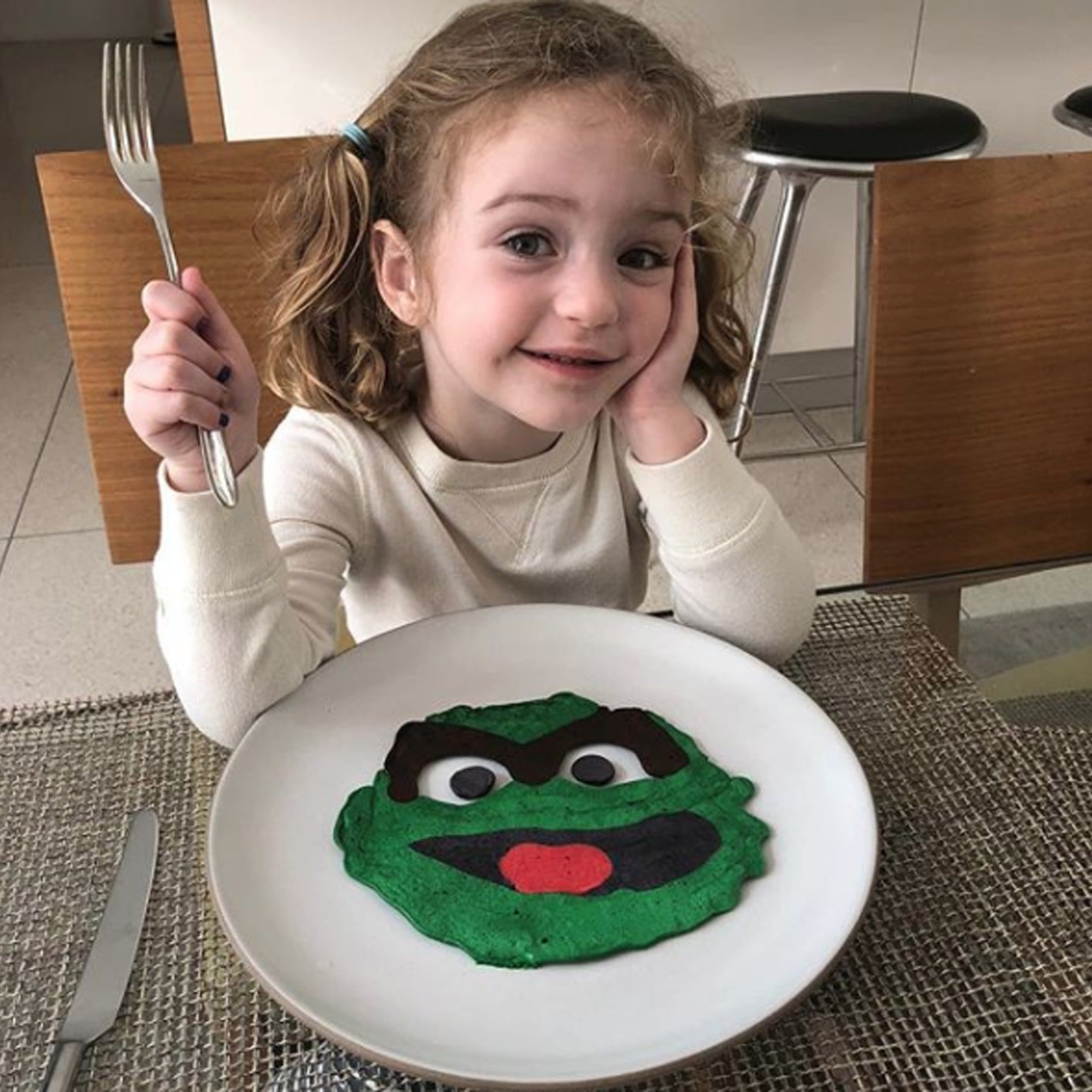 Jimmy Kimmel S Wife Is Mad He S Good At Pancake Art Popsugar Family