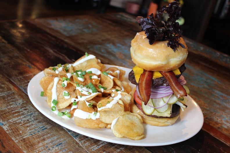 Doughnut Cheeseburgers