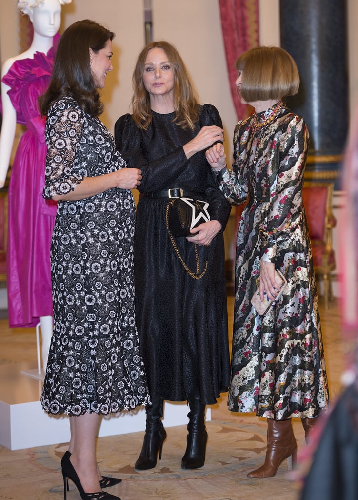 Kate Middleton Black and White Floral Erdem Dress