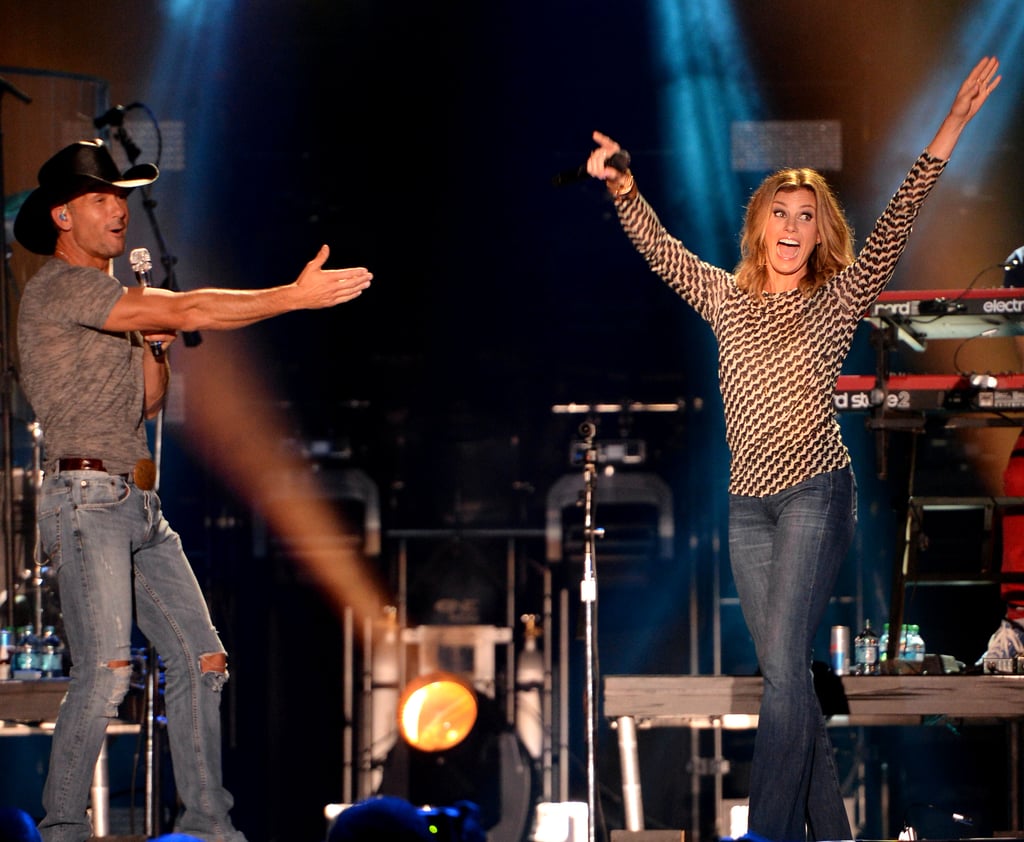 Tim McGraw and Faith Hill PDA at CMA Festival 2014