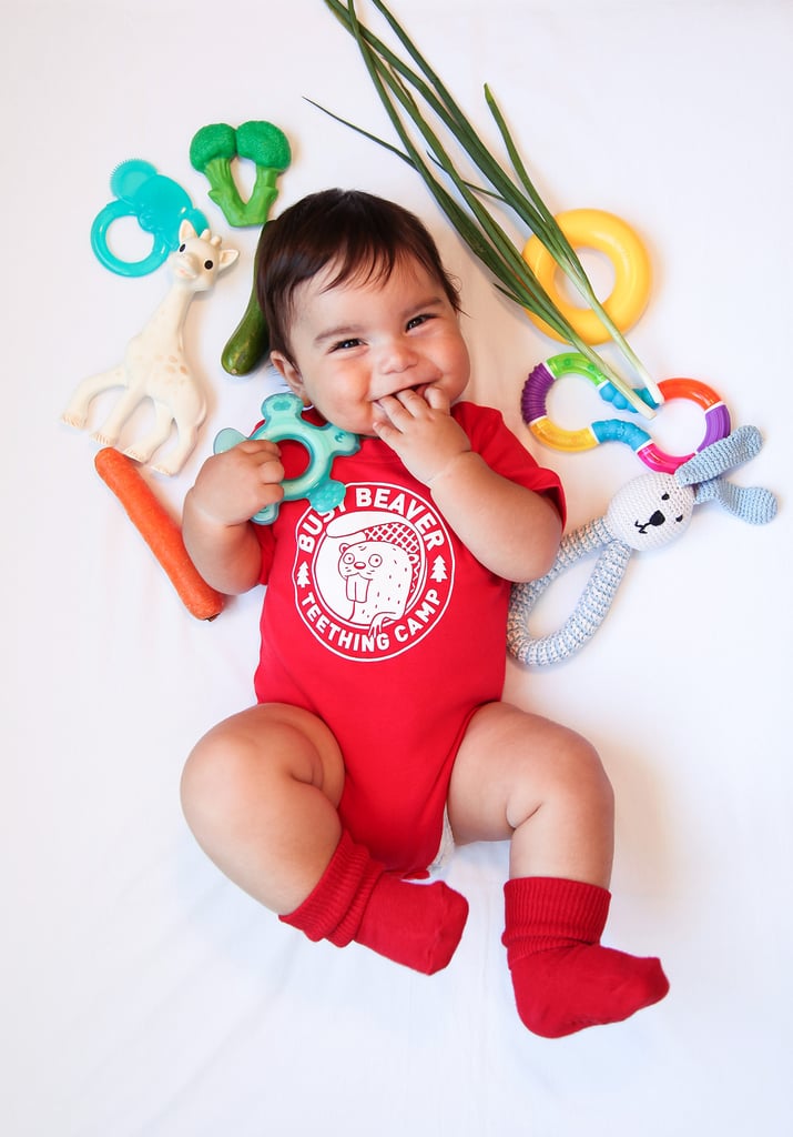 Mom's Weekly Photo Shoot of Punny Onesies