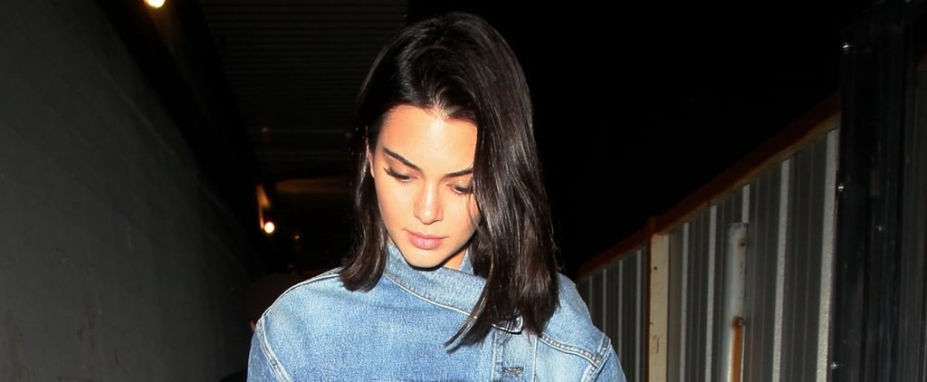 Kendall Jenner Deconstructed Denim Jacket