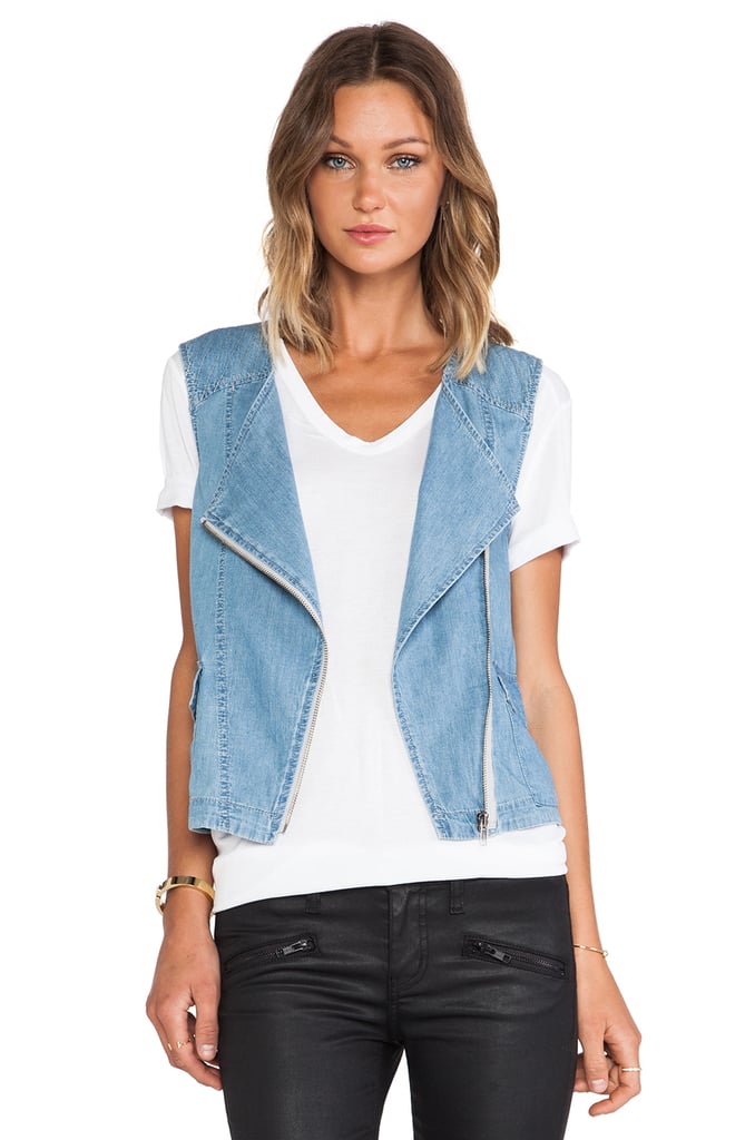 Sanctuary denim vest ($129)