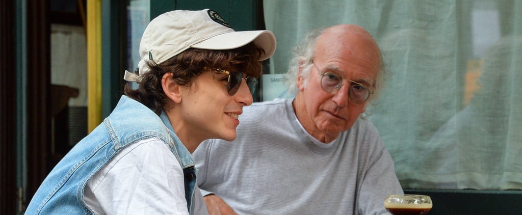 Timothée Chalamet Has Lunch With Larry David in NYC