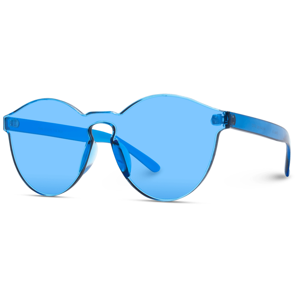 Bailey Colourful Transparent Mono Round Summer Sunglasses