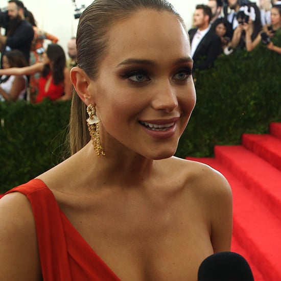 Hannah Davis Met Gala Interview | Video