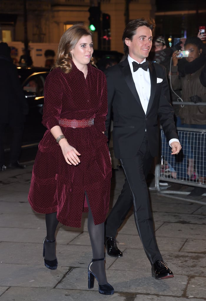 Princess Beatrice and Edoardo Mapelli Mozzi at Portrait Gala