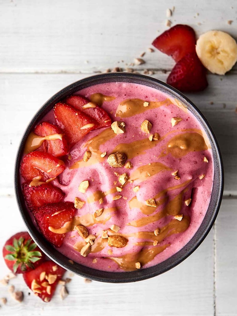 Peanut Butter and Jelly Smoothie Bowl