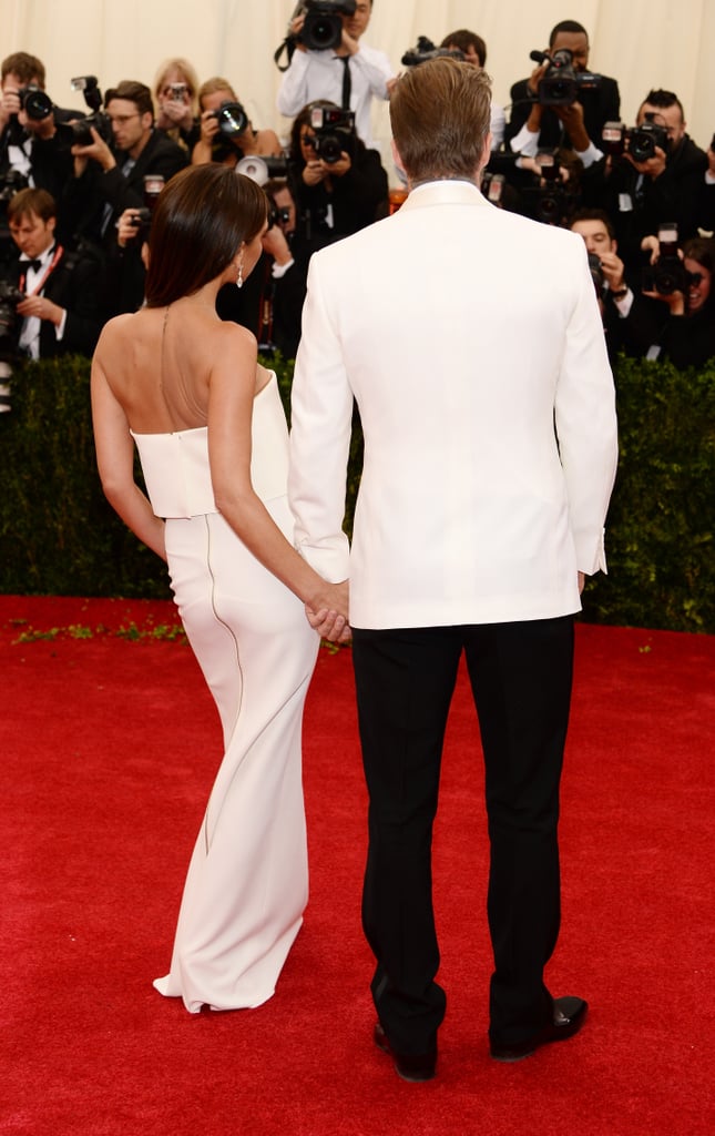Victoria and David Beckham at the Met Gala 2014