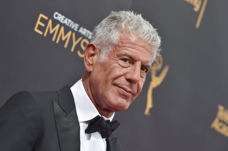 LOS ANGELES, CA - SEPTEMBER 11:  Chef/TV personality Anthony Bourdain arrives at the 2016 Creative Arts Emmy Awards at Microsoft Theater on September 11, 2016 in Los Angeles, California.  (Photo by Axelle/Bauer-Griffin/FilmMagic)