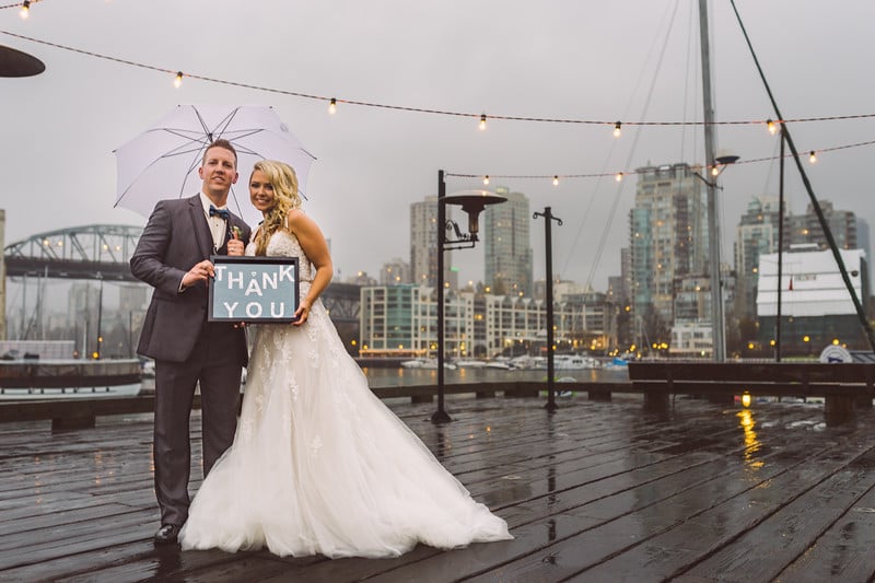 Rainy Wedding in Vancouver