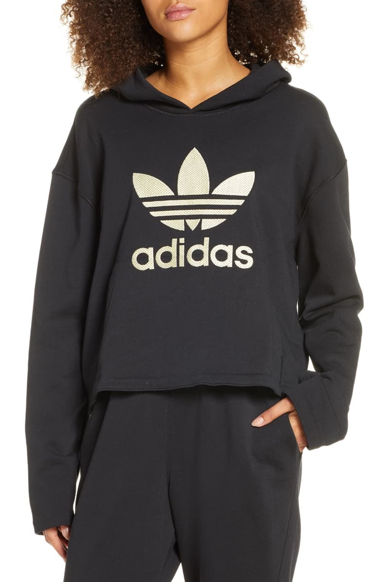 Adidas originals fashion logo sales hoodie