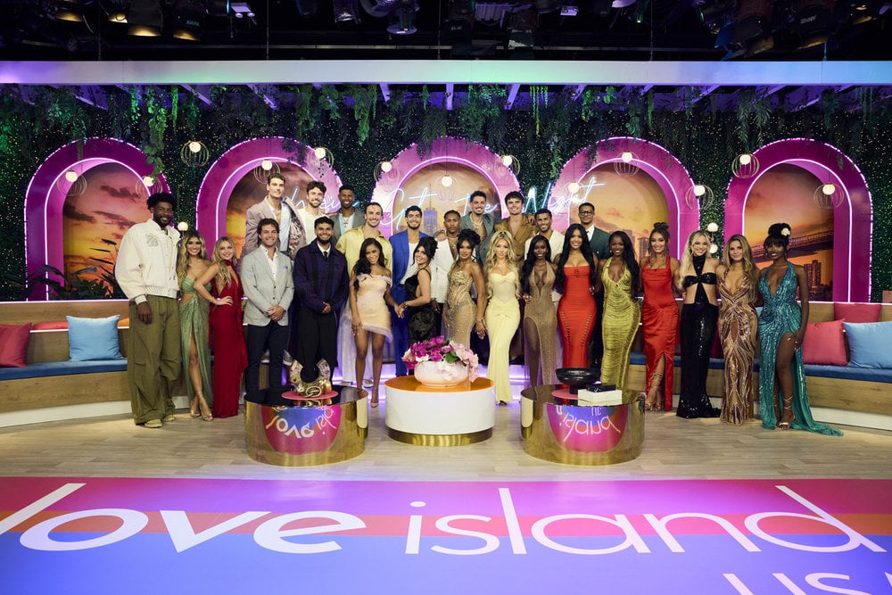 LOVE ISLAND USA Season 7 contestants during the reunion.