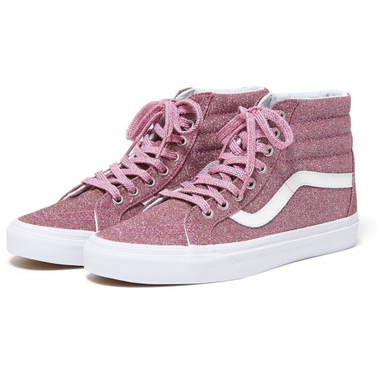 Pink Glitter Vans Sneakers