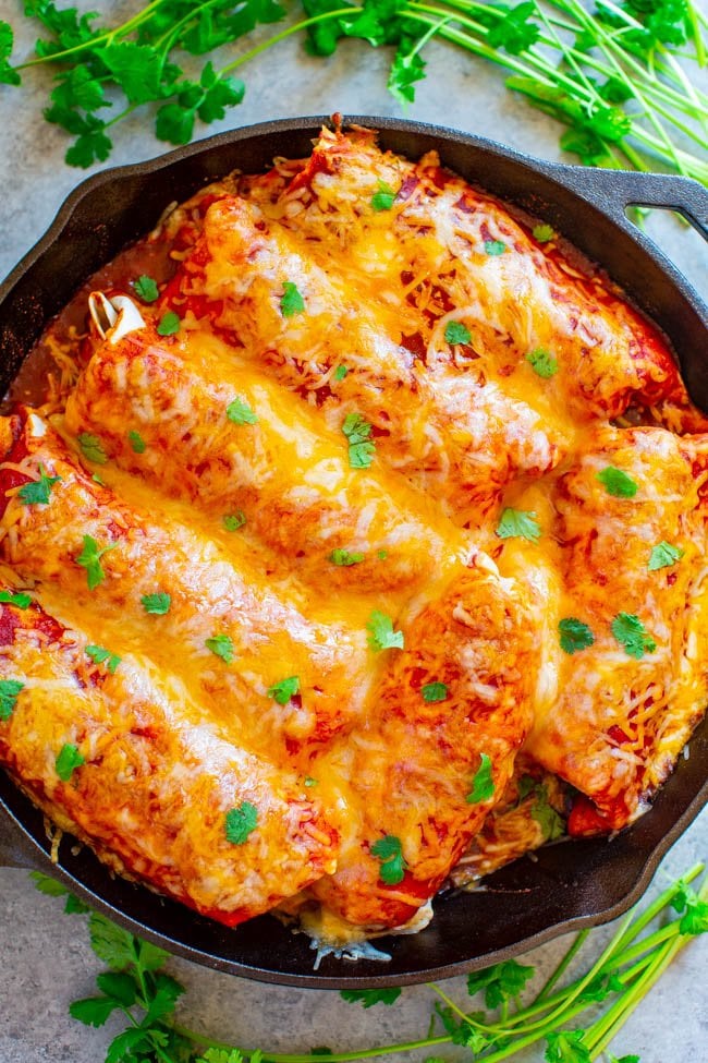 Smothered Beef Burritos