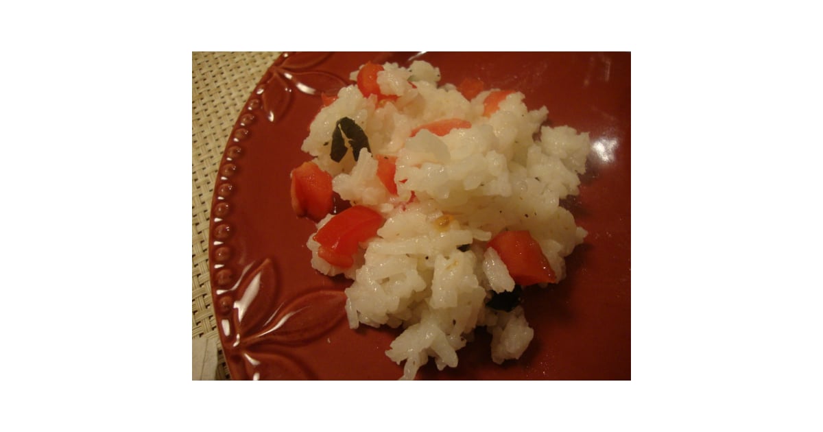 Hot Rice with Cold Lemon, Basil and Tomato