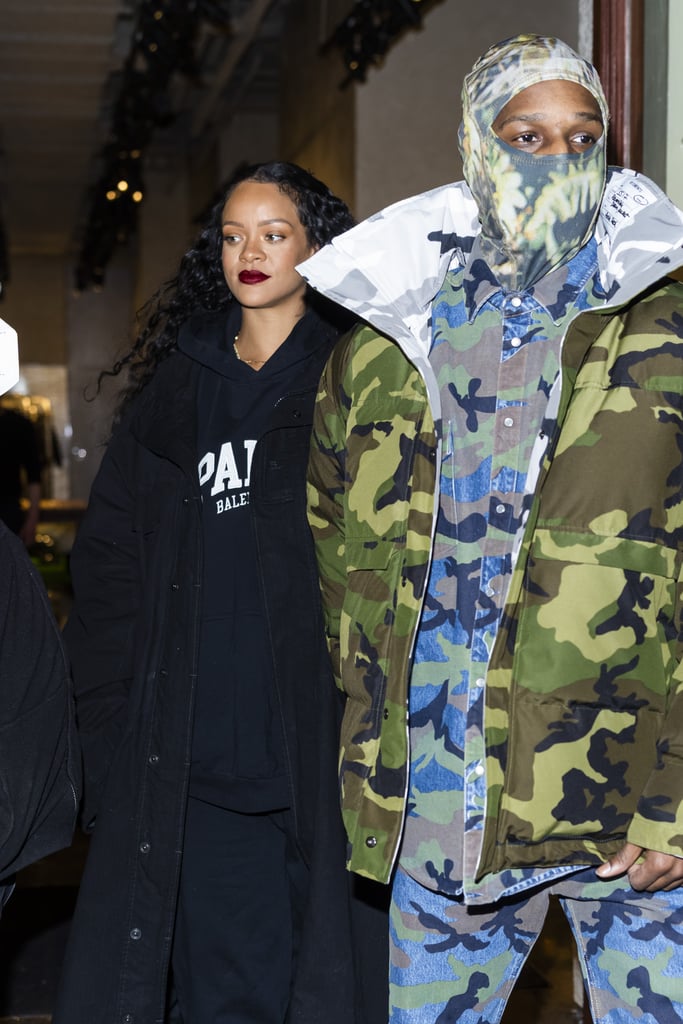 Rihanna and A$AP Rocky at the Bottega Veneta Store