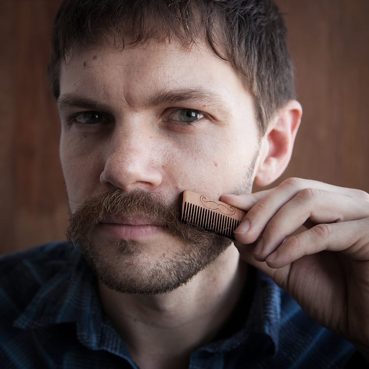 Wooden Whisker Comb