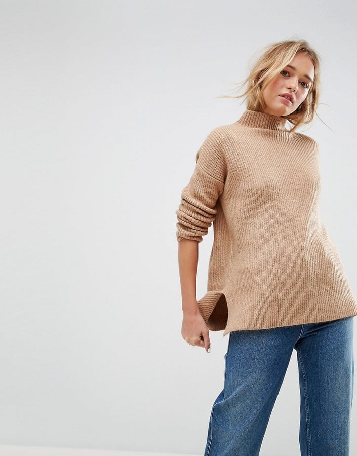ASOS Chunky Sweater With Turtleneck Best Turtlenecks POPSUGAR