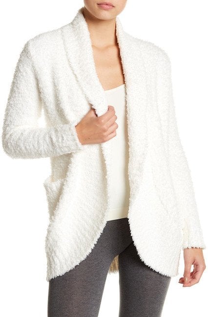 Jennifer Aniston Wearing White Shawl | POPSUGAR Fashion