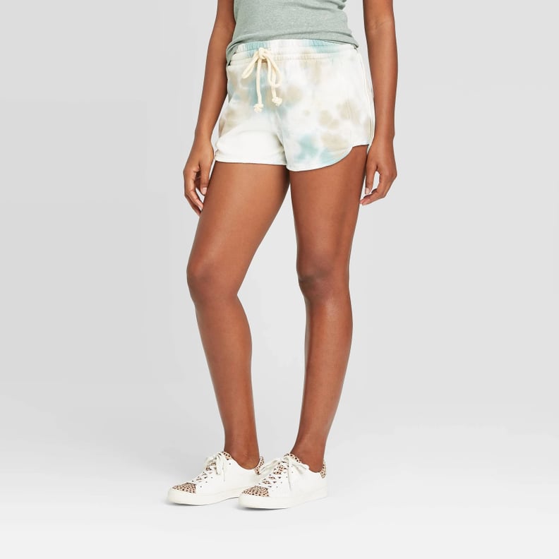 Mid-Rise Tie-Dye French Terry Shorts