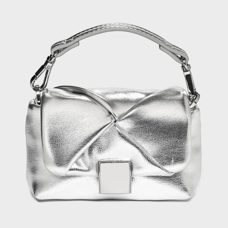 Shop Target's Micro Nano Satchel Handbag in Silver