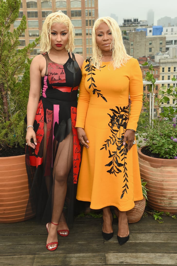 Nicki Minaj and Carol Maraj | Celebrities in the Front Row at Fashion