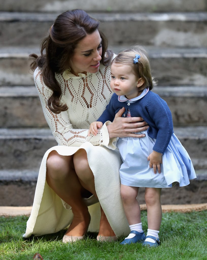 Anne Hathaway Kneels to Talk to Her Son Like Kate Middleton