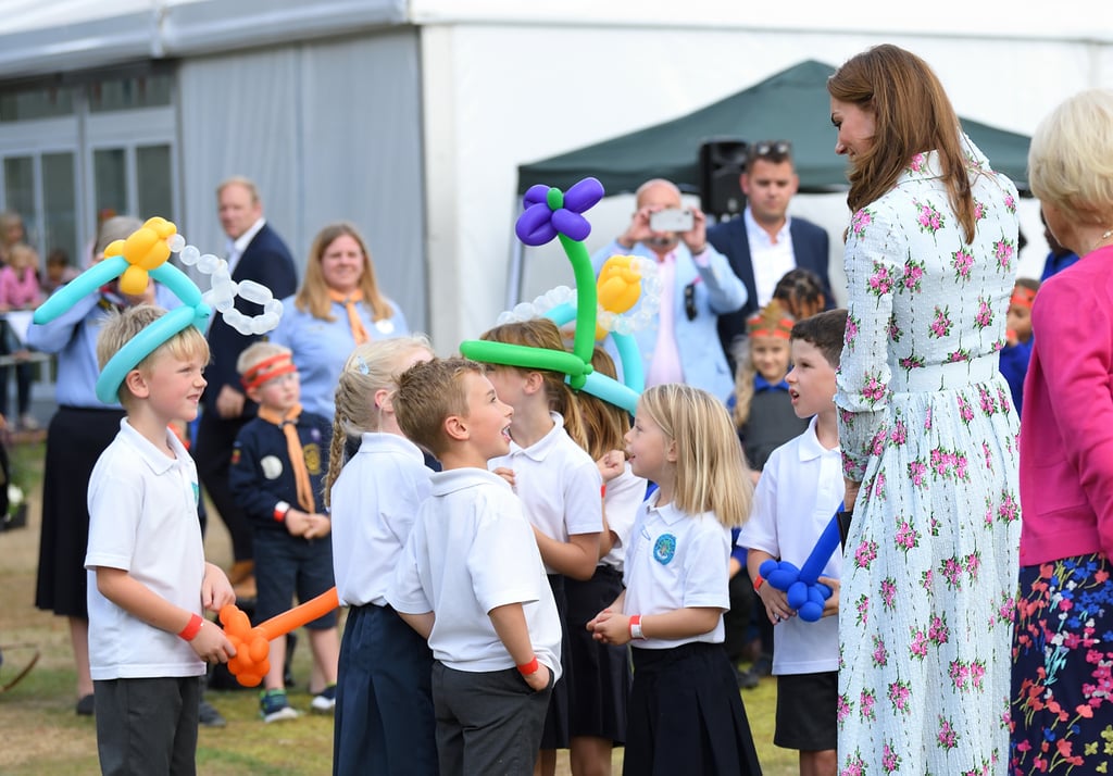 Kate Middleton Visits Back to Nature Garden at RHS Wisley