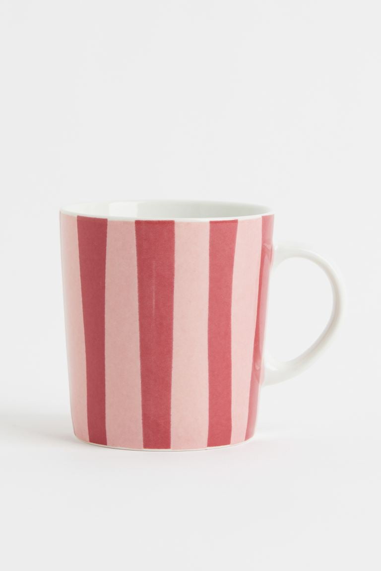 H&M Patterned Porcelain Mug