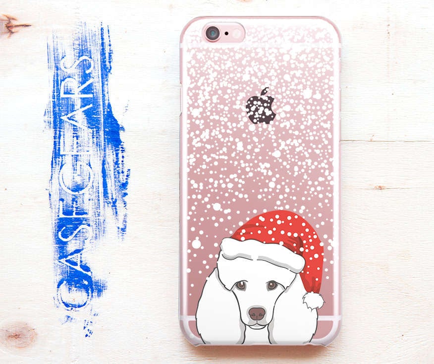 Santa Claus Hat Dog iPhone Case ($11)