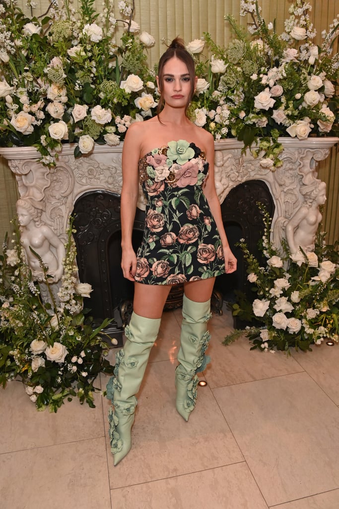 Lily James at the 2022 Fashion And Film Party At Annabel's