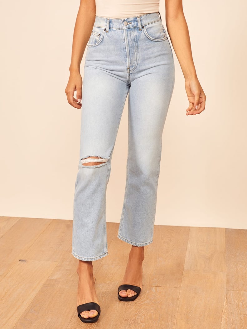 Reformation Cynthia Crop High Relaxed Jeans