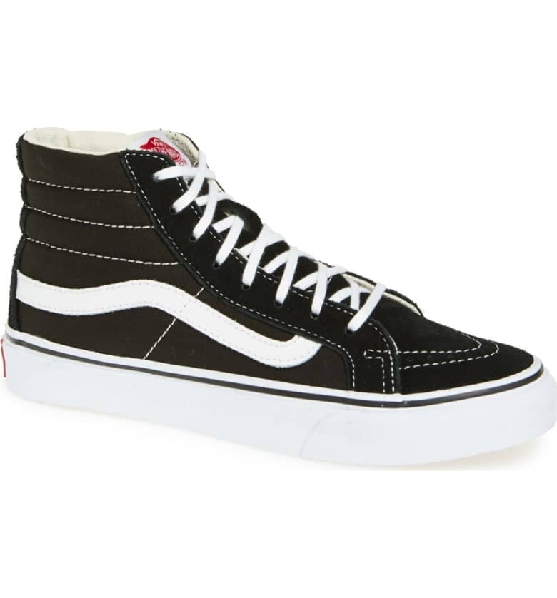 van high top sneakers