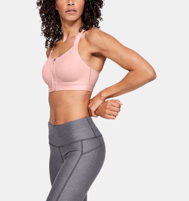 Women's ua vanish high zip sports bra store