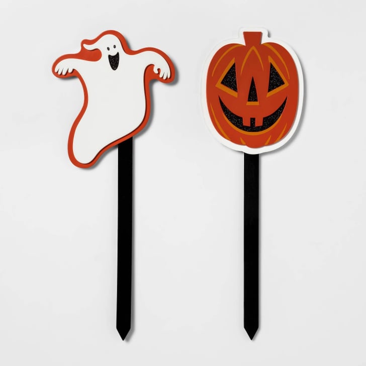 Pumpkin and Ghost Halloween Yard Stakes Best Target Outdoor Halloween Decorations 2019