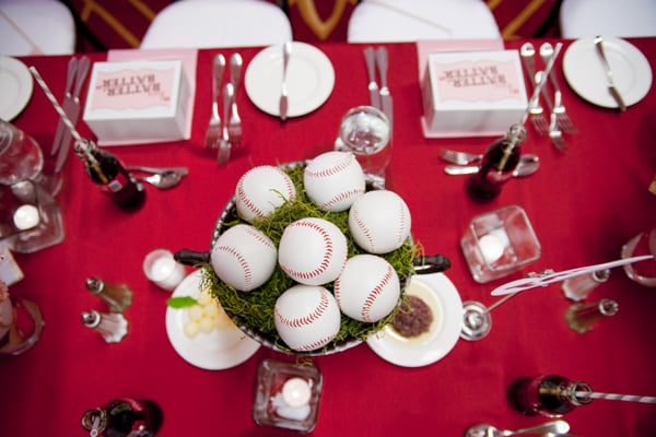 Baseball Centerpieces