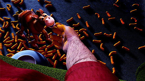 When Bullseye licks cheese dust off this man's fingers and you so related. | Toy Story GIFs That Make You Feel All the Feelings | POPSUGAR Entertainment Photo 5