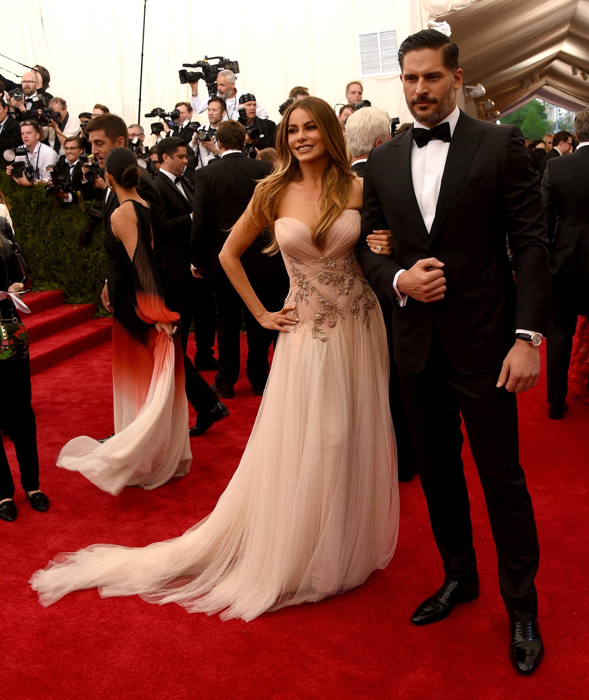 Sofia Vergara And Joe Manganiello At The Met Gala 2015 Popsugar Celebrity