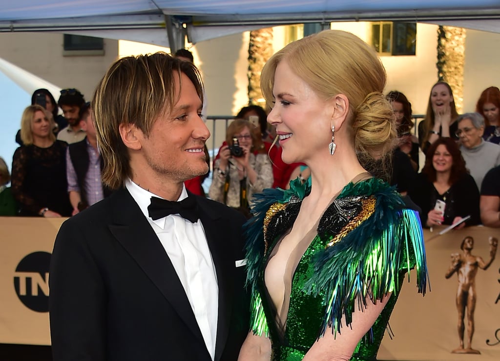 Nicole Kidman and Keith Urban at the 2017 SAG Awards