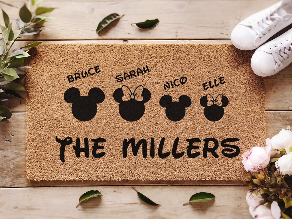 Personalized Disney Family Names Doormat